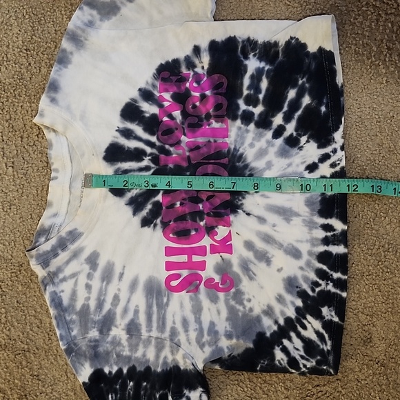 Cropped tye dyed t-shirt - Picture 4 of 4